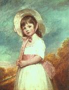 George Romney Miss Willoughby oil painting